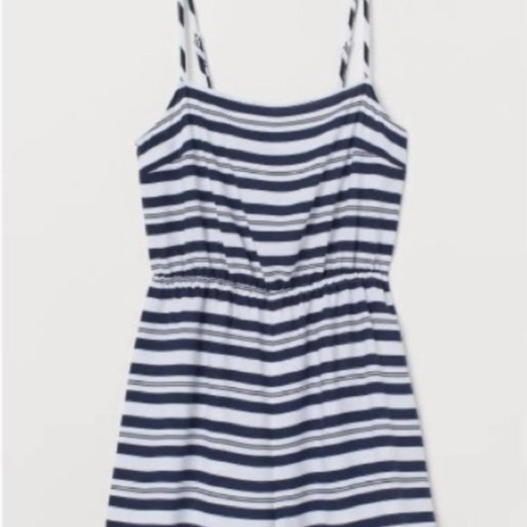 H&M Sleeveless Striped Romper - Picture 2 of 4